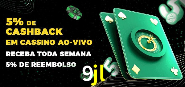 Promoções do cassino ao Vivo 9jl
